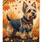 Edge Collections - 11 1/4" X 15 1/2" - Multicolor - Garden Silky Terrier Fall Garden Flag - 1 Piece